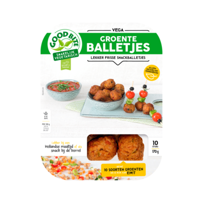GoodBite Vega Groenteballetjes 10 Stuks